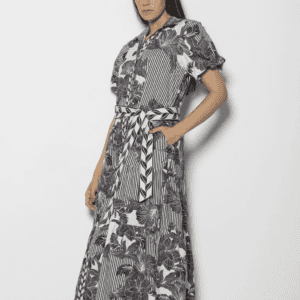 Noir Florals Dress